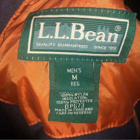 Ll bean mens jacket coat size medium - Picture 5 of 5
